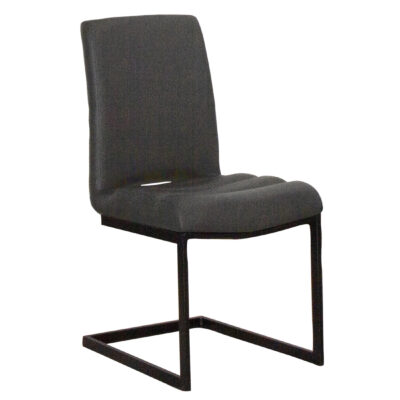 Ryan/ Rhea G5628-05 Dining Chair - Charcoal/ Black Frame