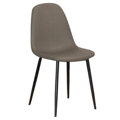 Lena/ Leda K5338-09 Dining Chair - Mocha/ Matte Black