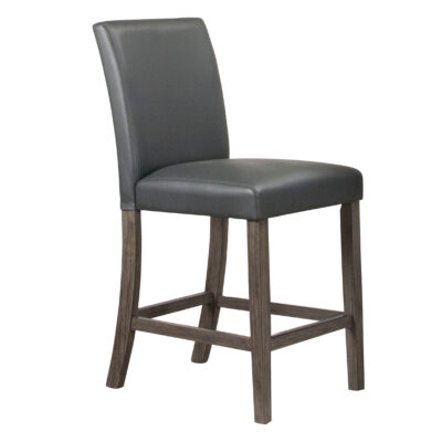 Cougar/ Lyons TA078-24 Parsons Counter Stool - Charcoal Gray/ Smoke