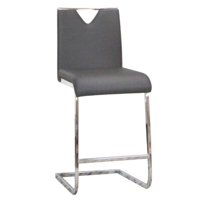 Dana/ Doral ND103-24 Counter Stool - Charcoal Gray/ Chrome