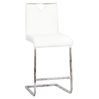 Dana/ Doral ND103-25 Counter Stool - White/ Chrome