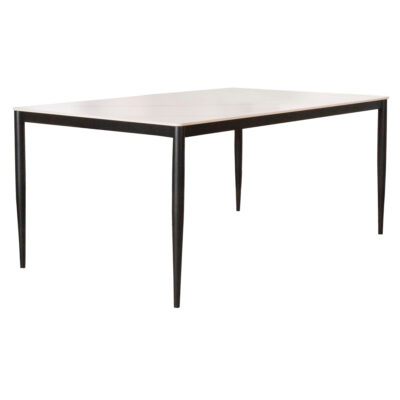 Marta 70x40 Dining Table G5458 - Sintered Stone / Matte Black