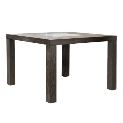 Cougar 54" Square Counter Height Dining Table TA078 - Frosted Glass/ Veneer