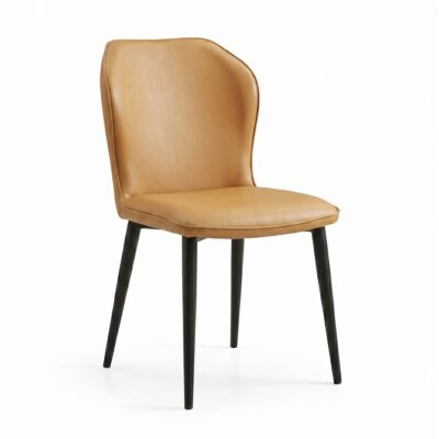 Vina G5790-01S Dining Chair - Camel/ Matte Black