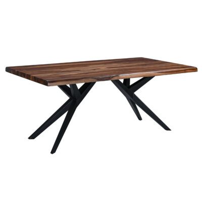Sunset Live Edge 72" Dining Table in Natural Sheesham Wood